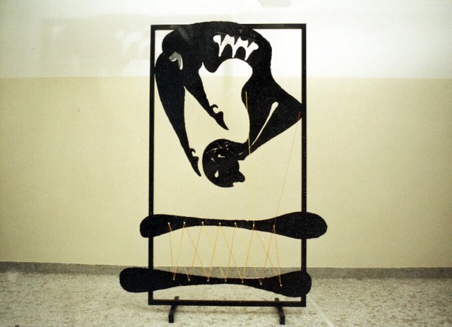 Μαύρα γλυπτά 1985 – 1986, (1977-1986)